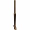 Ekena Millwork Davenport Timber Gable Bracket, Western Red Cedar, 108"W x 68"H x 3 1/2"D x 3 1/2"F, 15/12 Pitch GBW108X68X0404DAV00SWR - alternate 2
